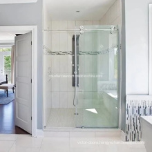 Frameless Sliding Shower Door Glass Hardware Automatic Rolling Door Accessories Sliding Door